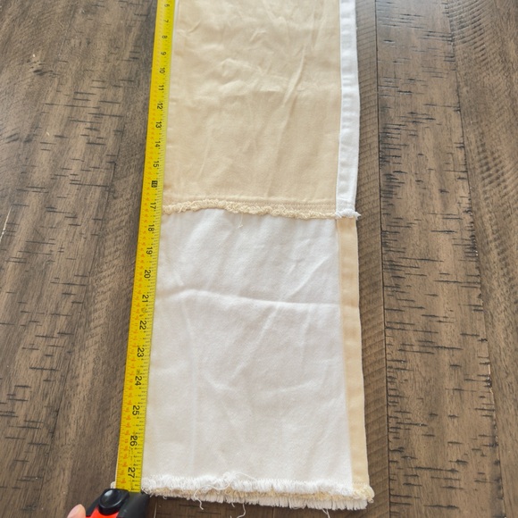 Princess Polly colorblock Straight Leg Jeans - Picture 6 of 9